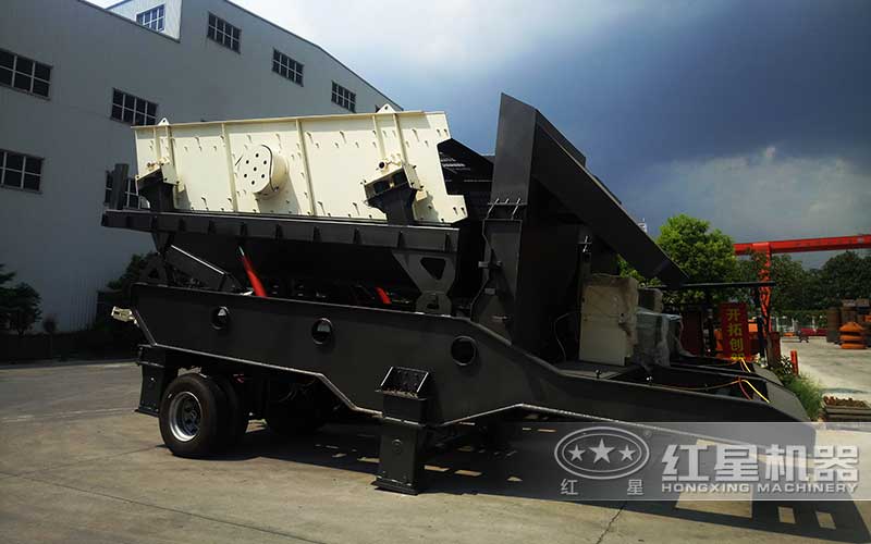 輪胎移動篩分站設備 輪胎移動篩分站設備