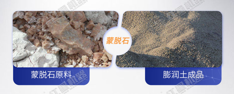 膨潤土成份以蒙脫石為主 膨潤土成份以蒙脫石為主