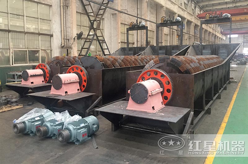 螺旋式砂石洗選機(jī) 螺旋式砂石洗選機(jī)